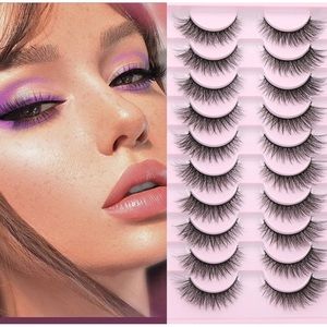 BOGO: Wispy Cat Eye False Lashes - 10 pairs